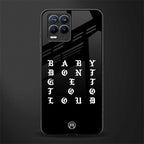 don't get too loud glass case for realme 8 pro image