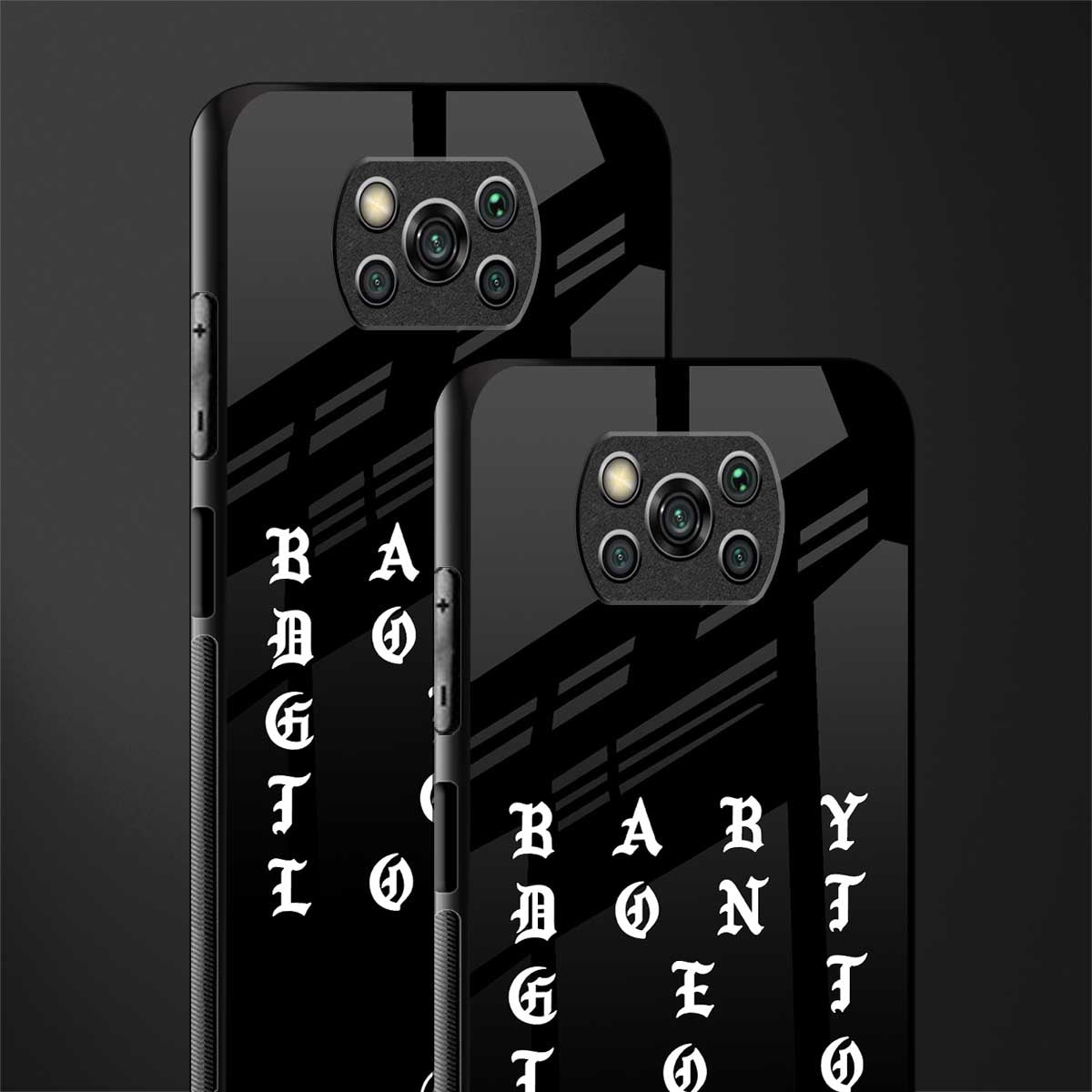 don't get too loud glass case for poco x3 image-2