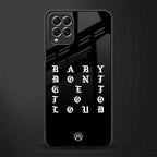 don't get too loud glass case for samsung galaxy f62 image