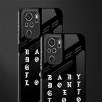 don't get too loud glass case for redmi note 10 image-2