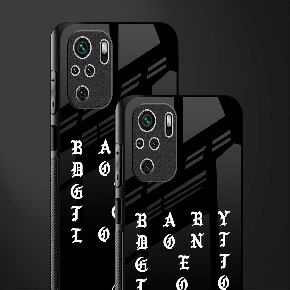 don't get too loud glass case for redmi note 10 image-2