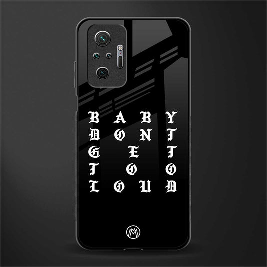 don't get too loud glass case for redmi note 10 pro image