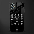 don't get too loud glass case for iphone 11 image