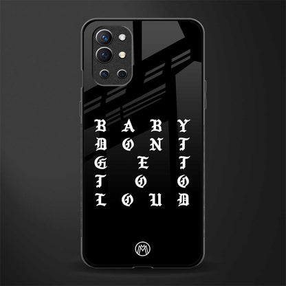 don't get too loud glass case for oneplus 9r image