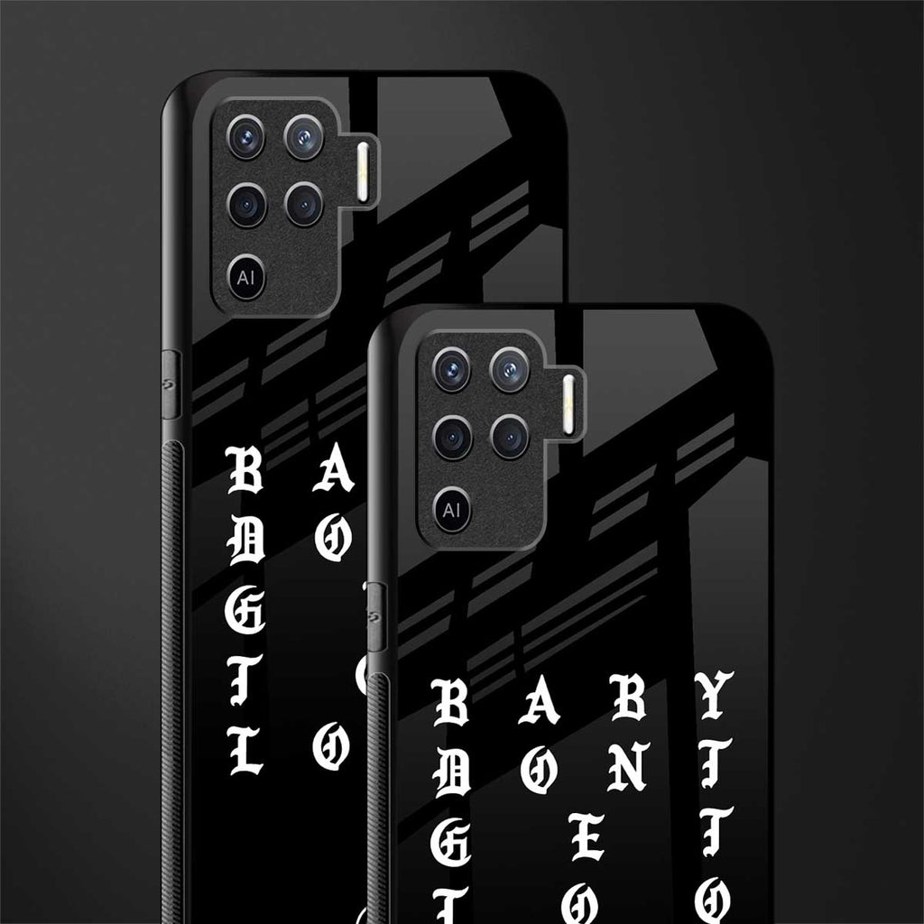don't get too loud glass case for oppo f19 pro image-2
