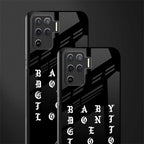 don't get too loud glass case for oppo f19 pro image-2