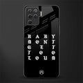 don't get too loud glass case for oppo f19 pro image