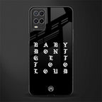 don't get too loud glass case for oppo a54 image