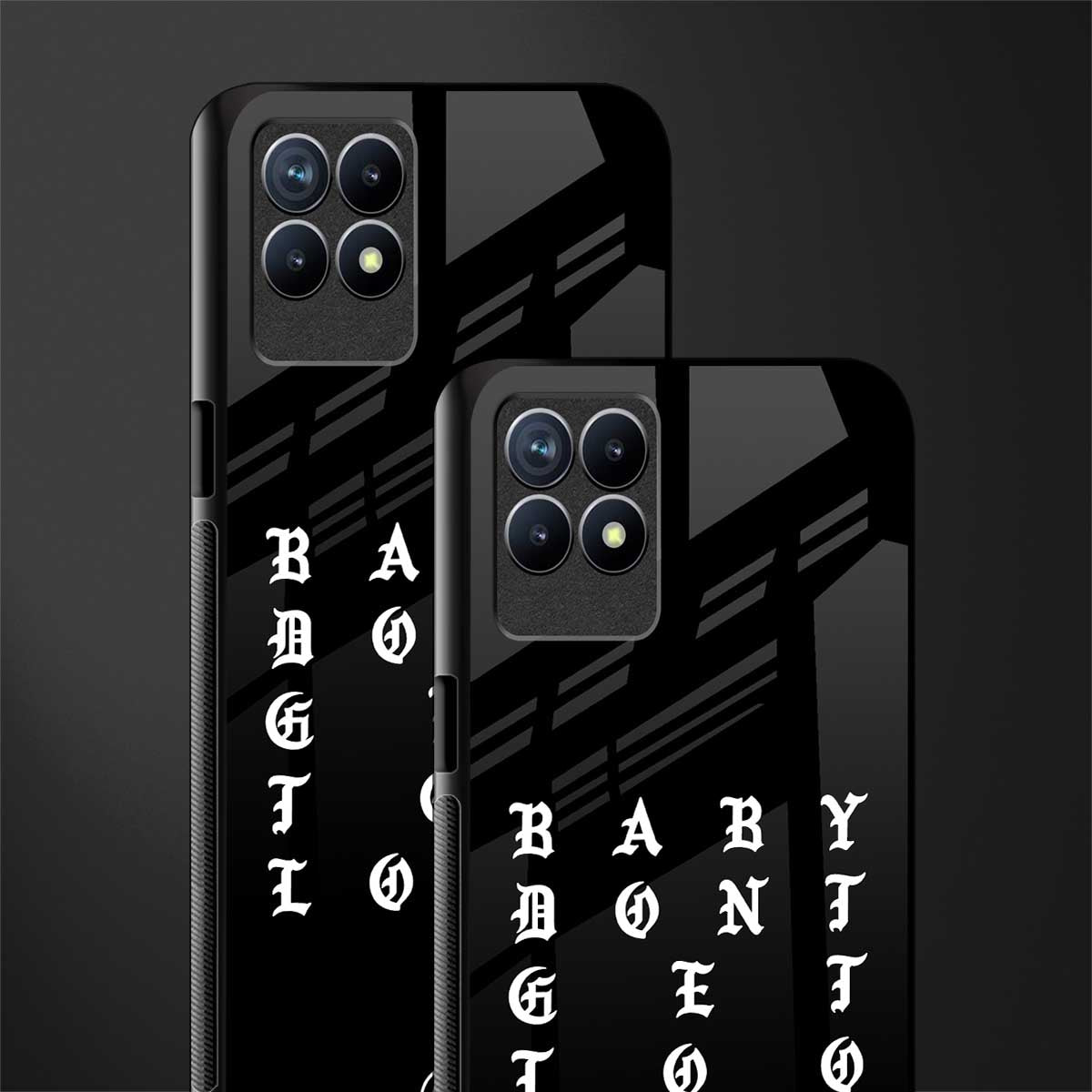 don't get too loud glass case for realme 8i image-2