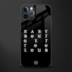 don't get too loud glass case for iphone 12 pro max image