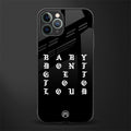 don't get too loud glass case for iphone 11 pro max image