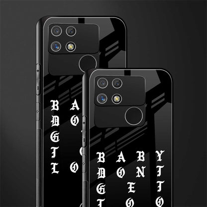 don't get too loud back phone cover | glass case for realme narzo 50a