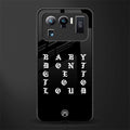 don't get too loud glass case for mi 11 ultra 5g image
