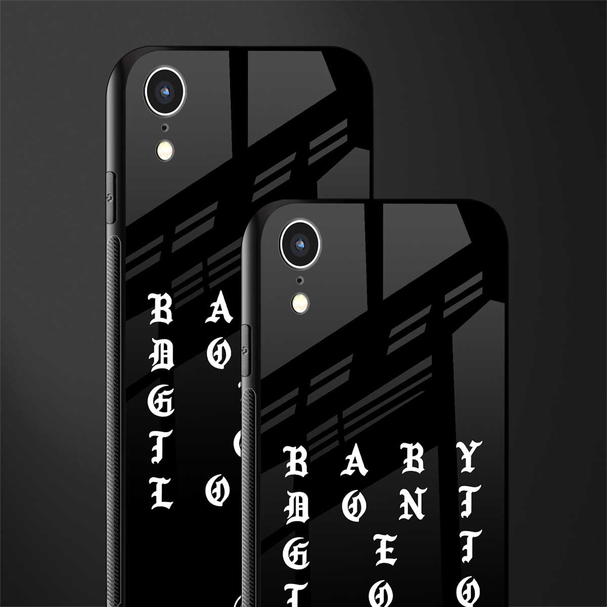 don't get too loud glass case for iphone xr image-2