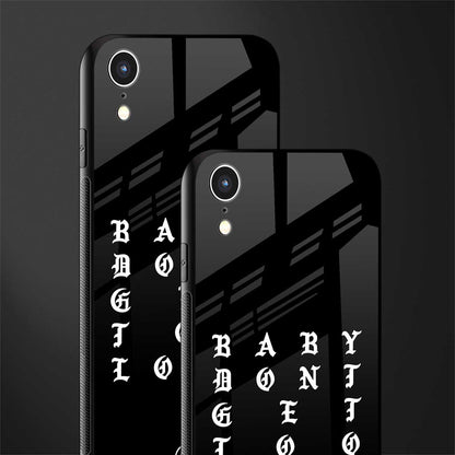 don't get too loud glass case for iphone xr image-2