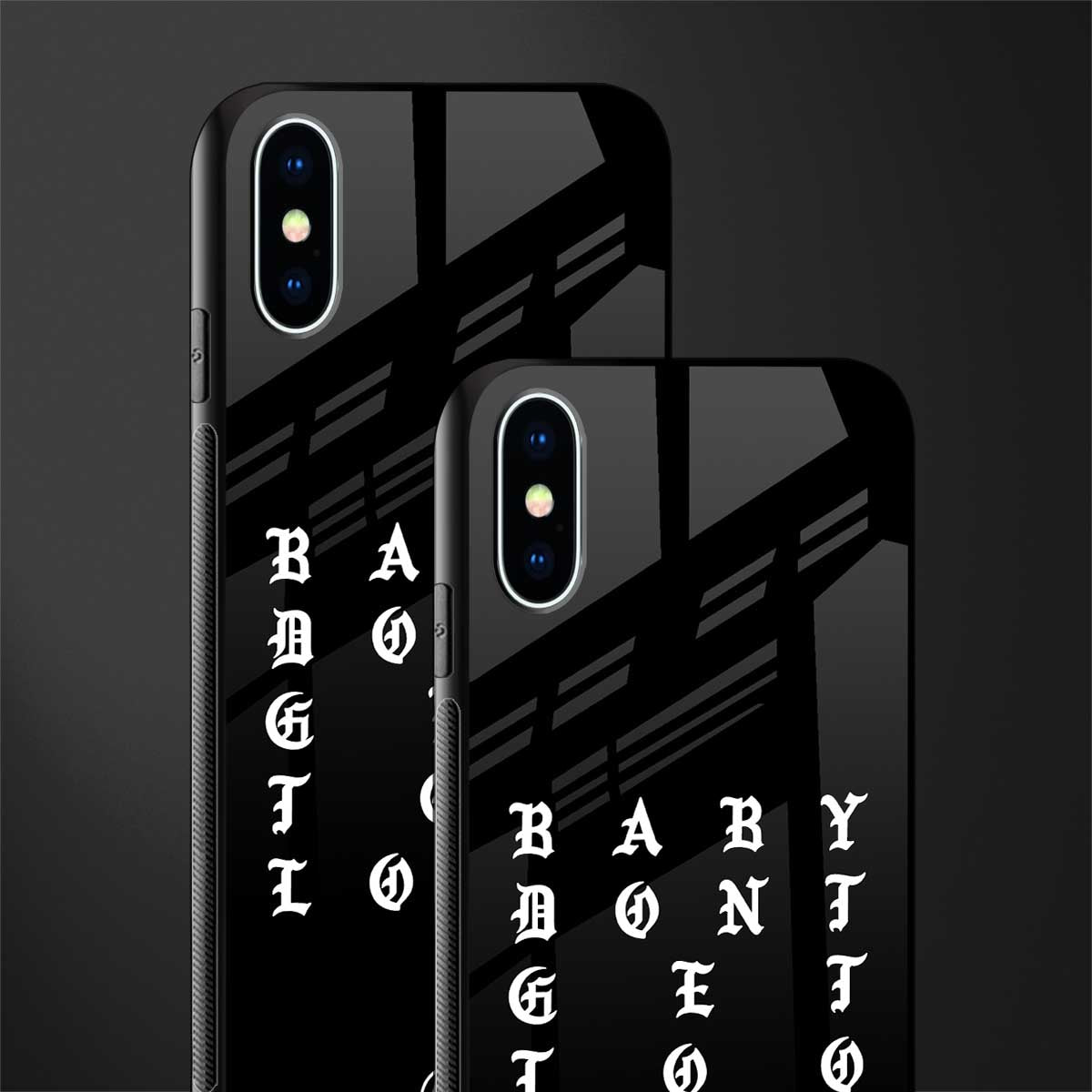 don't get too loud glass case for iphone xs image-2