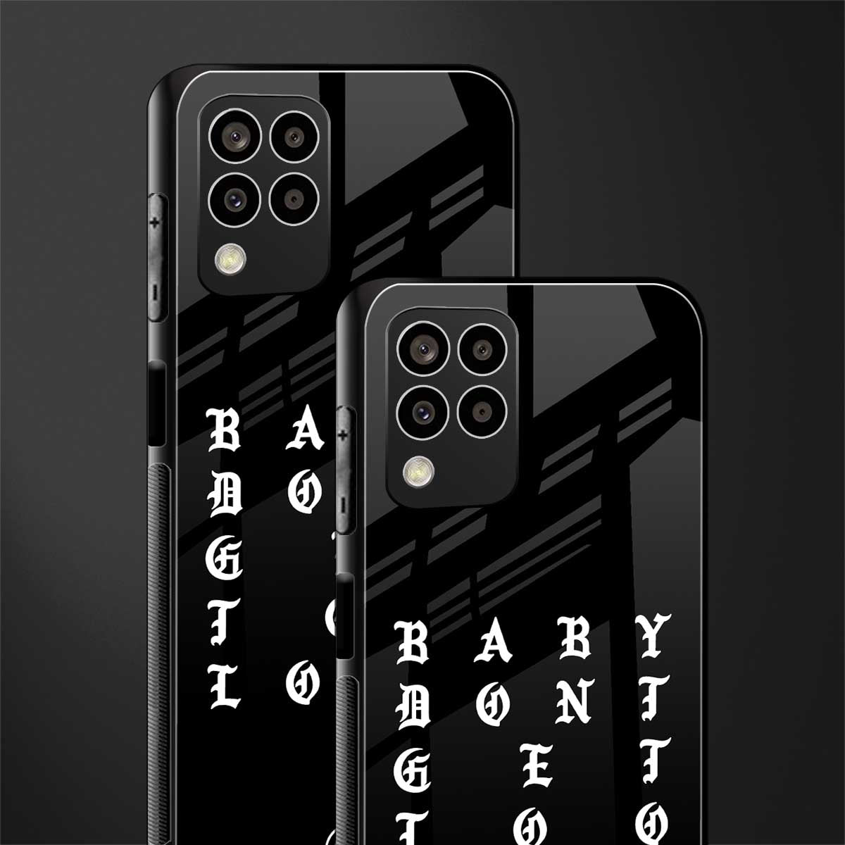 don't get too loud back phone cover | glass case for samsung galaxy m33 5g