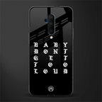 don't get too loud glass case for oneplus 7t pro image
