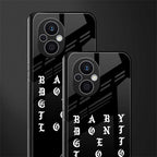 don't get too loud back phone cover | glass case for oppo f21 pro 5g