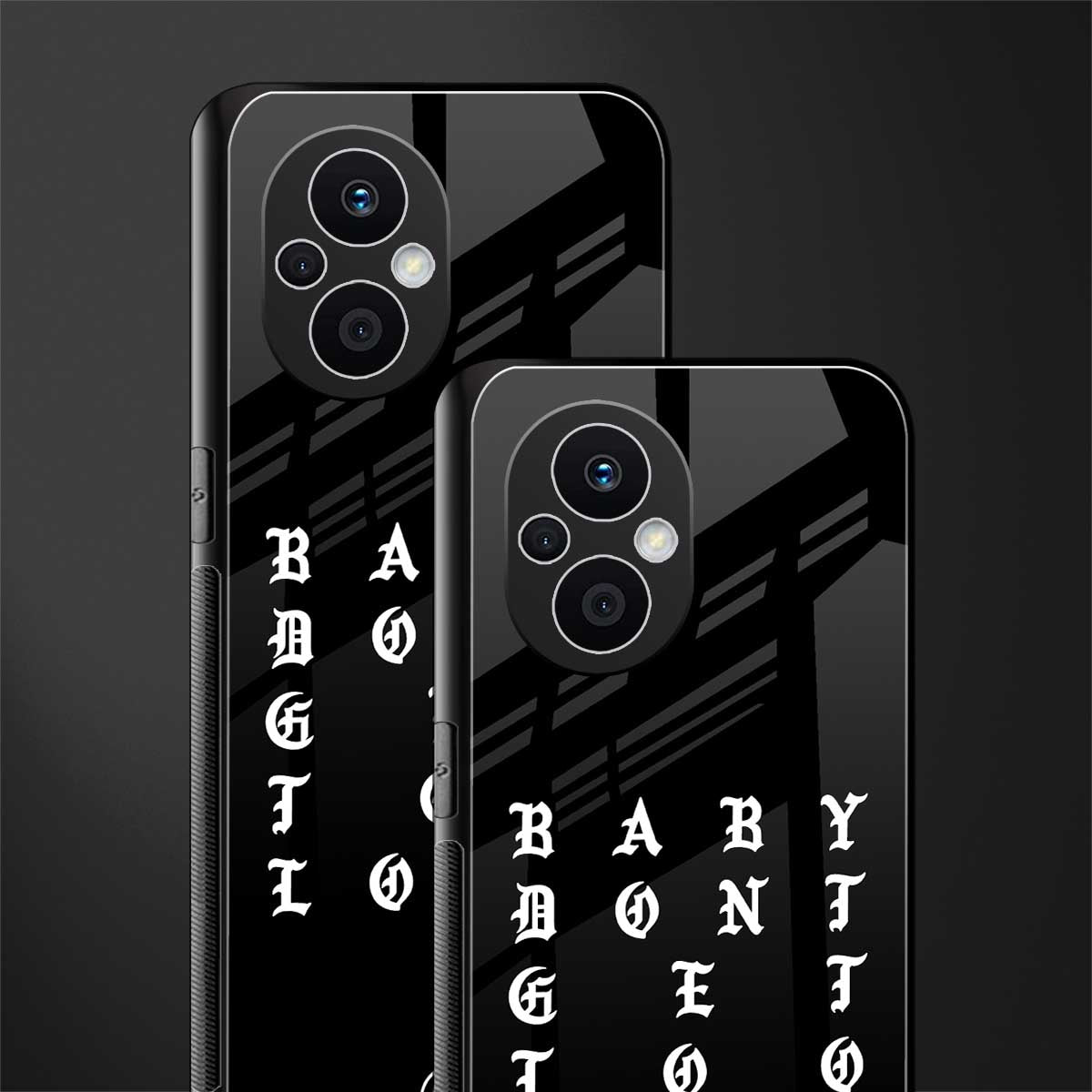 don't get too loud back phone cover | glass case for oppo f21 pro 5g