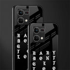 don't get too loud back phone cover | glass case for oppo f21 pro 4g
