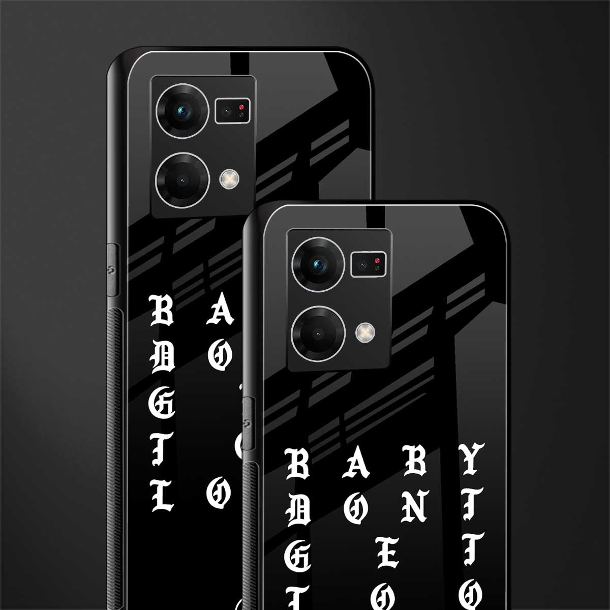 don't get too loud back phone cover | glass case for oppo f21 pro 4g