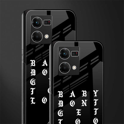 don't get too loud back phone cover | glass case for oppo f21 pro 4g