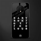 don't get too loud glass case for oneplus 7t image