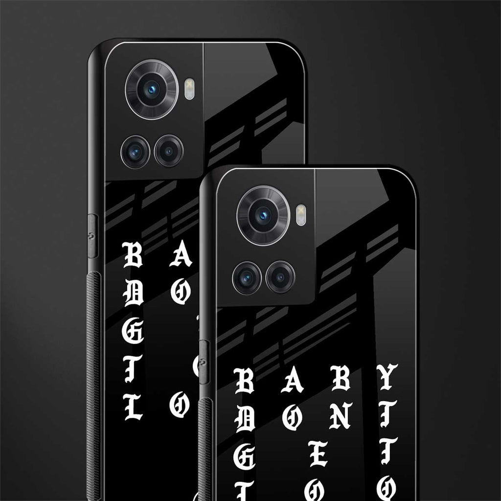 don't get too loud back phone cover | glass case for oneplus 10r 5g