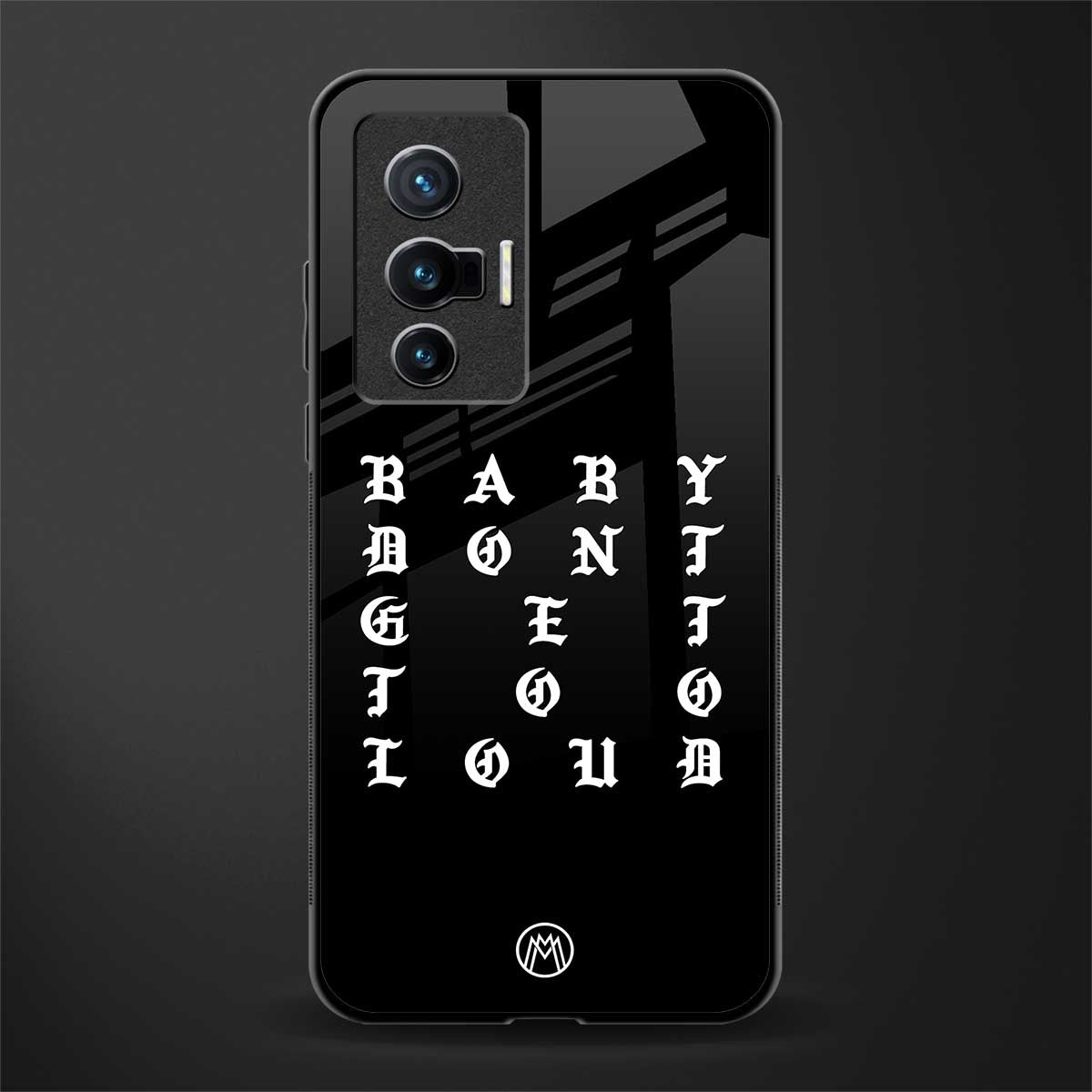 don't get too loud glass case for vivo x70 image