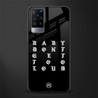 don't get too loud glass case for vivo x60 image