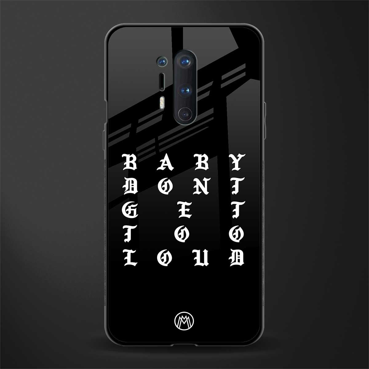 don't get too loud glass case for oneplus 8 pro image