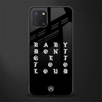 don't get too loud glass case for samsung galaxy note 10 lite image