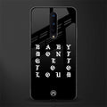 don't get too loud glass case for oneplus 8 image