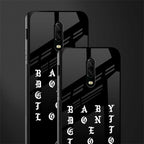 don't get too loud glass case for oneplus 6t image-2