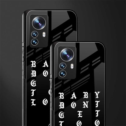 don't get too loud back phone cover | glass case for xiaomi 12 pro