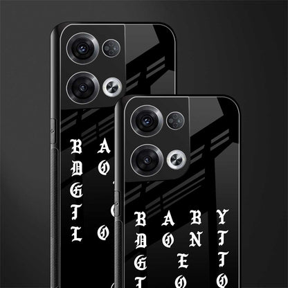 don't get too loud back phone cover | glass case for oppo reno 8