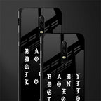 don't get too loud glass case for oneplus 6 image-2