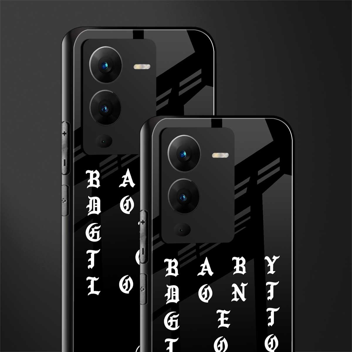don't get too loud back phone cover | glass case for vivo v25 pro 5g