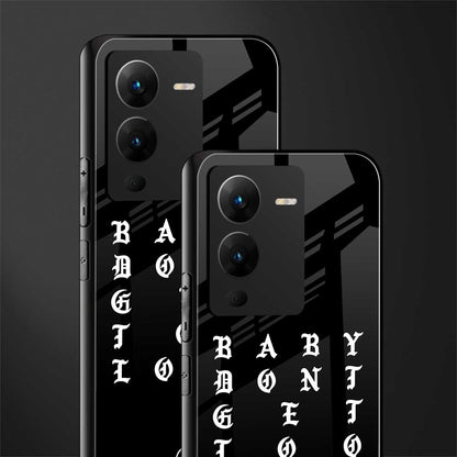 don't get too loud back phone cover | glass case for vivo v25 pro 5g