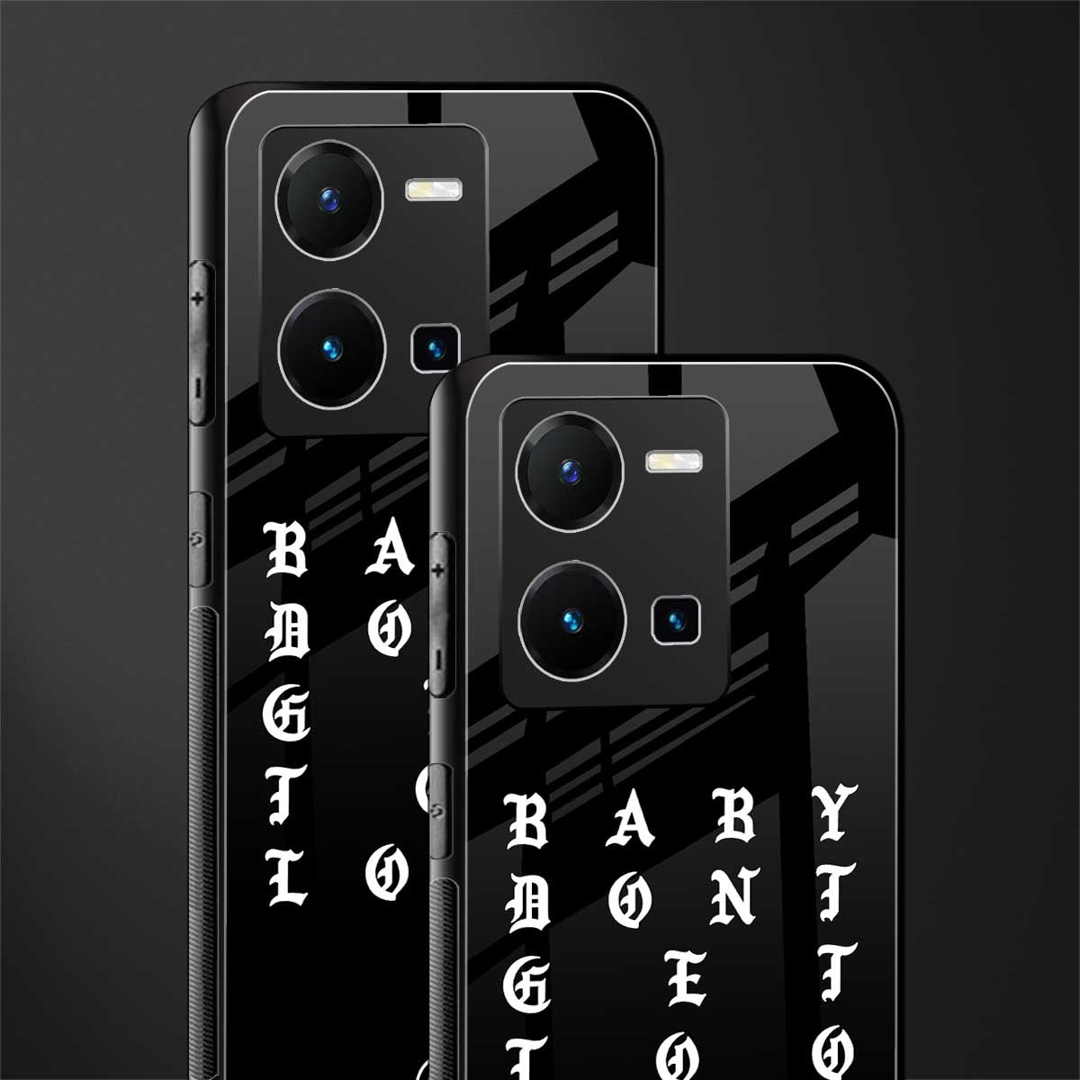 don't get too loud back phone cover | glass case for vivo y35 4g