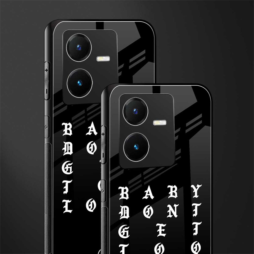 don't get too loud back phone cover | glass case for vivo y22