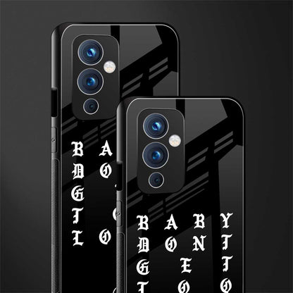 don't get too loud back phone cover | glass case for oneplus 9