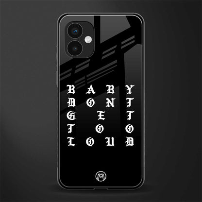don't get too loud back phone cover | glass case for samsung galaxy a04