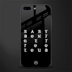 don't get too loud glass case for iphone 7 plus image