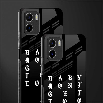 don't get too loud back phone cover | glass case for vivo y72