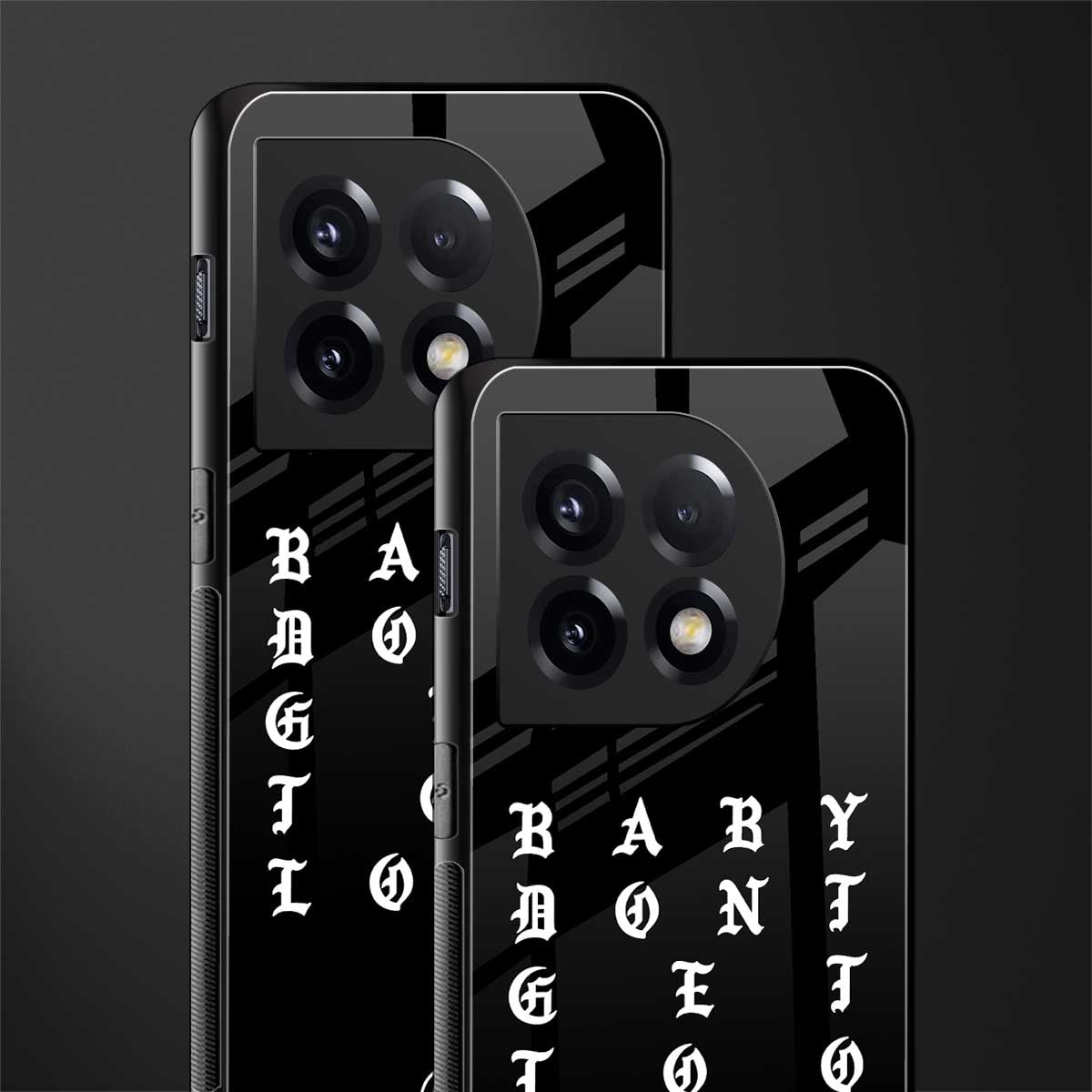 don't get too loud back phone cover | glass case for oneplus 11