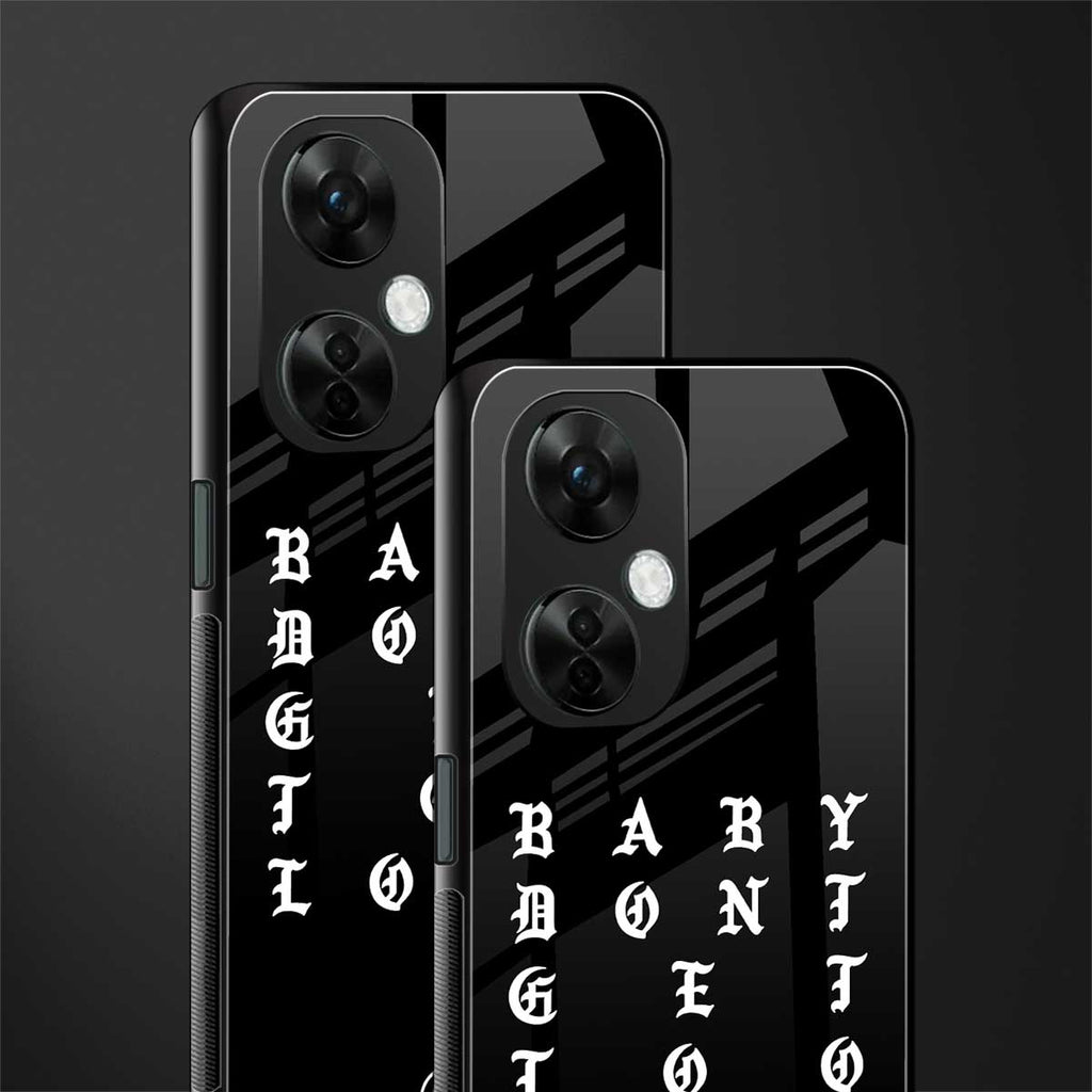 don't get too loud back phone cover | glass case for oneplus nord ce 3 lite