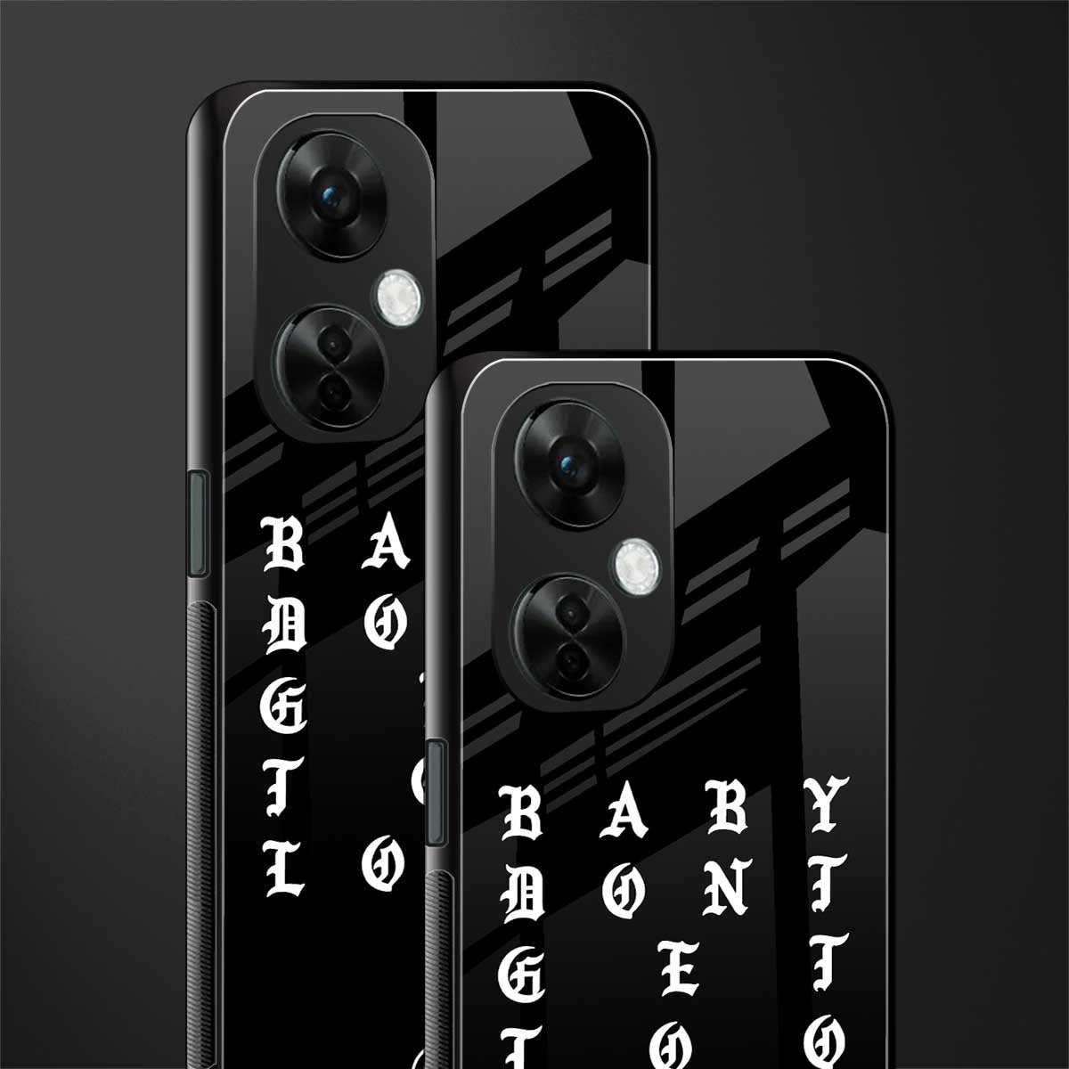 don't get too loud back phone cover | glass case for oneplus nord ce 3 lite