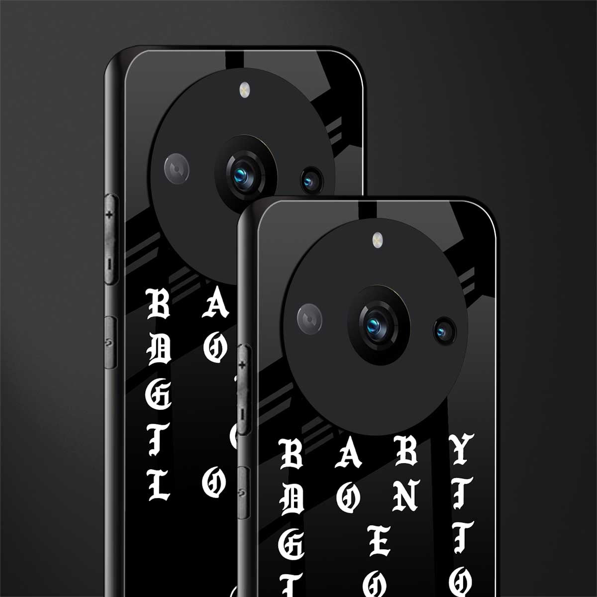 don't get too loud back phone cover | glass case for realme 11 pro 5g